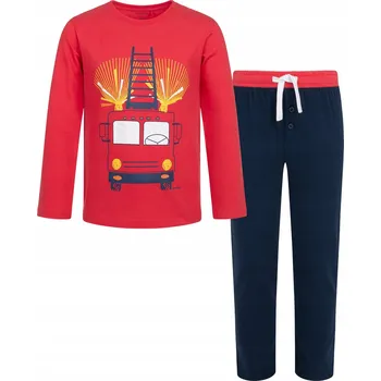 Chlapecké pyžamo Dětské pyžamo chlapecké pyžamo s dlouhým rukávem 104 Hasiči Endo