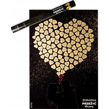 Obraz Plakát stírací mapa přežije bez rámu 58 x 80 cm