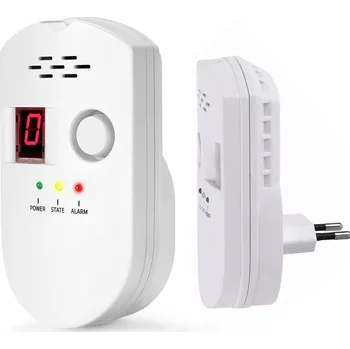 Bezpečnostní detektor Detektor Plynu zemního plynu metanu LPG propan butanu, měřič, alarm, hlásič 85 dB