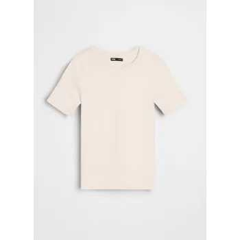 Sinsay - Bavlněné tričko Basic - béžová - 647EU-08X - 647EU-08X-XXL