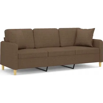 Pohovka Pohovka VidaXL 198 x 77 cm látka hnědá