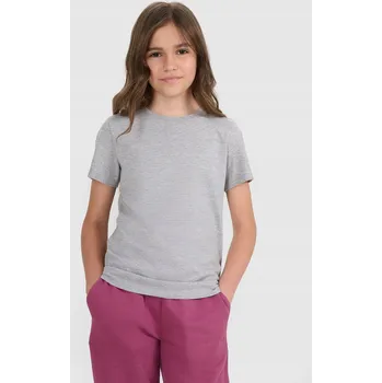 Dětské tričko 4F , šedé bavlna velikost 164
