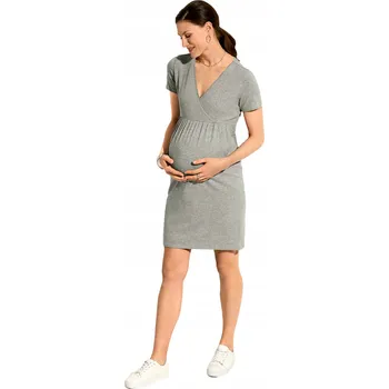 Dámské šaty Tom&Rose dámský svetr šedý klasický do boků velikost XL