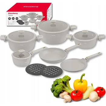 Sada nádobí 12dílná Sada hrnců na plyn KLAUSBERG KB-7967