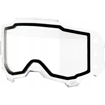 Motocyklové brýle 100% Sklo pro brýle ARMEGA Čiré (pro ROLL OFF systém)