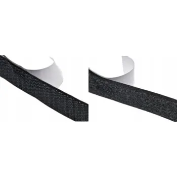 Lepicí páska Páska na suchý zip samolepicí 16 mm 5 m černá