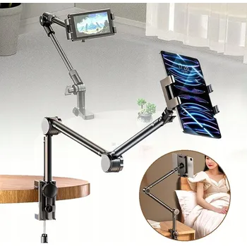 DRŽÁK NA TELEFON A TABLET 360° NA STŮL, NASTAVITELNÝ