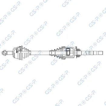 Poloosa kola Hnací hřídel - poloosa GSP 217210