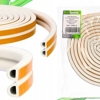 Obraz Těsnění ToolSpace 12 mm x 1 cm x 100 cm bílé