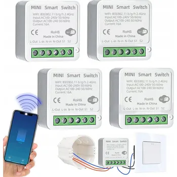 vypínač PODOMÍTKOVÉ RELÉ BEZDRÁTOVÝ SPÍNAČ WiFi Modul TUYA SMART 16A