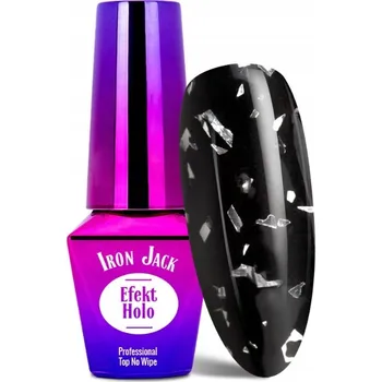 Lak na nehty Hybridní lak top Molly Lac Iron 10 ml
