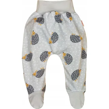 Polodupačky BEZTLAKOVÉ dupačky JEŽCI vel. 68 KLEKLE