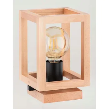 Lampička Stolní lampa ALFA hnědá 15 W