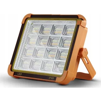 Lampička HALOGEN PŘENOSNÝ LED LAMPA PŘENOSNÁ SOLÁRNÍ 200W