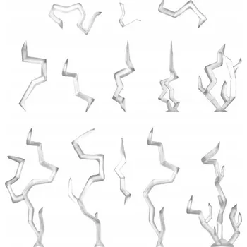 Plastikový model 3D tištěná sada Magické efekty Blesky a kouzla 1:48-1:35