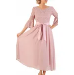 Společenské maxi koktejlové šaty Carla Moreno velikost 48