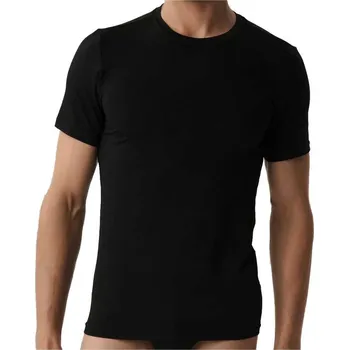 Pánské tričko Atlantic černé L bambusové vlákno kulatý krátký rukáv