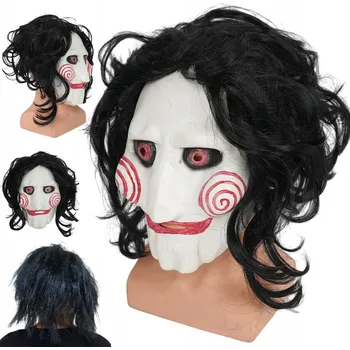 Karnevalová maska Maska na obličej latexová bílá