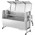 Vevor Gril k rožnění 38 W motor, kapacita 60 kg, nerez, kola, 4 úrovně