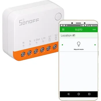 IP kamera Sonoff MiniR4 WiFi relé do instalační krabice s možností změny firmwaru na SUPLA