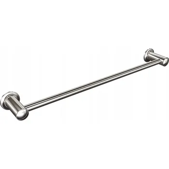 Držák na ručník Tyč na kolíčky Andex stříbrná