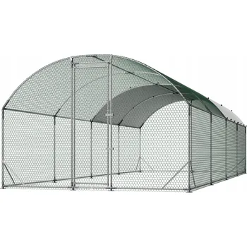 kurník Kurník 2,7x7,6x2M Prostorný s Možností Vstupu a Voděodolnou Krytinou