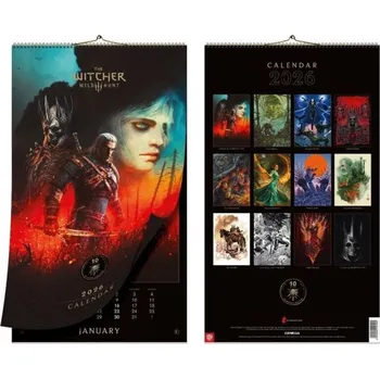 Kalendář Dobrá kořist Zaklínač 3: Divoký hon Kalendář k 10. výročí 2026 NEPLATÍ