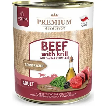 Krmivo pro psa Pokusa krmivo mokré krmivo hovězí s krillem, bez obilovin 800g