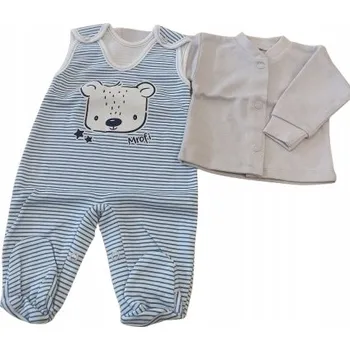 Dupačky Mrofi: Bavlněný kaftan + souprava dupačky "Uszatek" vel. 50