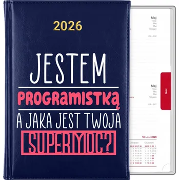 Kalendář Knižní kalendář 2026 A5 modrý