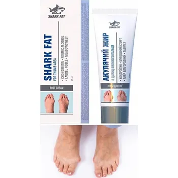 Péče o nohy Krém na nohy Golden Pharm na halluxy s tukem ze žraloka 75 ml