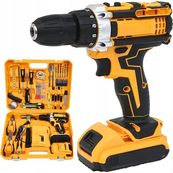 Vrtačka AKU VRTAČKA VELKÁ SADA NÁŘADÍ 2x AKU BITY VRTÁKY