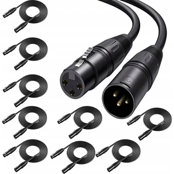 Napájecí kabel Prodlužovací napájecí kabel pro kamery 1 m Prodlužovací napájecí kabel 10 Ks