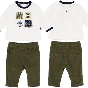 Kojenecký overall Elegantní bavlněný kojenecký komplet pro chlapce, dvoudílný, velikost 9M/68 cm