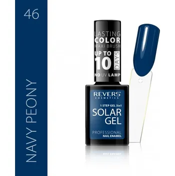 Lak na nehty Revers Solar Gel 46 Navy Peony 12 ml lak na nehty