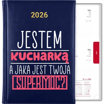Kalendář Knižní kalendář 2026 A5 modrý