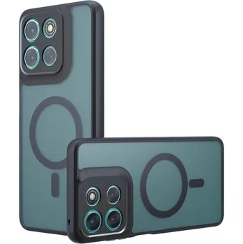 Pouzdro na mobilní telefon Techsuit - PureFrost MagSafe - Motorola Moto G57 Power / G67 Power - matná černá