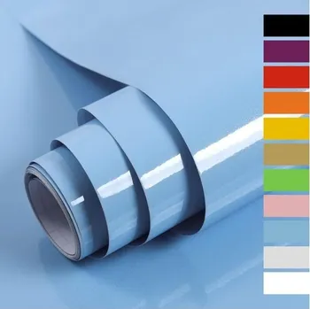 Tapeta Samolepicí fólie Hode, modrá třpytivá, 60 cm x 5 m, fólie na nábytek, vysoce lesklá, samolepicí