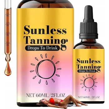Opalování Sunless Tanning Drops To Drink – opalovací kapky na pití 60 Ml 1 láhev