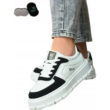 Dámské tenisky Dámské sportovní boty BIG STAR kožené tenisky nízké bílé NN274367 velikost 38