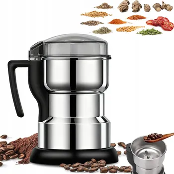 Kuchyňský mlýnek Elektrický Silný Mlýnek Z Nerezové Oceli Na Kávu a Ořechy
