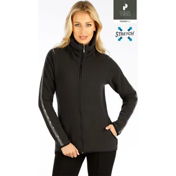 Oblečení a móda Dámská fleecová mikina LITEX na zip černá Barva: černá, Velikost: S