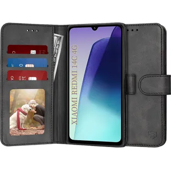 Pouzdro na mobilní telefon Techsuit Pouzdro pro Xiaomi Redmi 14C Poco C75 černé