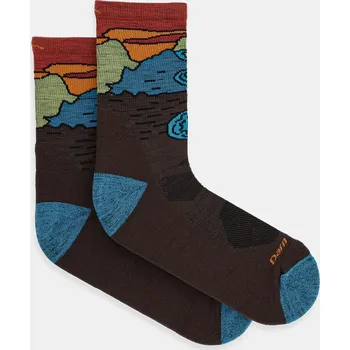 Pánské ponožky Ponožky s příměsí vlny Darn Tough 5020.M hnědá 88X, vel. 46/49
