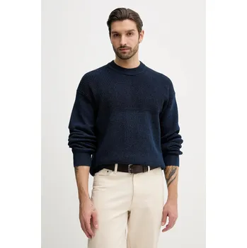 Pánský svetr Svetr s příměsí vlny BOSS Orange Kartney 50555873 námořnická modř 59X, vel. M