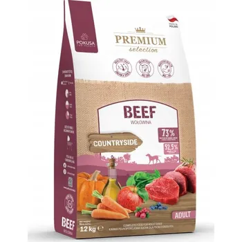 Krmivo pro psa Krmivo Pokusa Premium Selection Hovězí / Wołowina Adult 12 kg