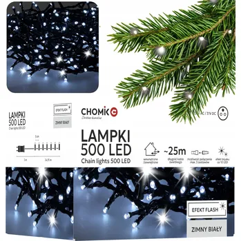 Zabezpečení domácnosti Vánoční osvětlení na stromeček Křeček venkovní 28 m 301 - 500 světýlek