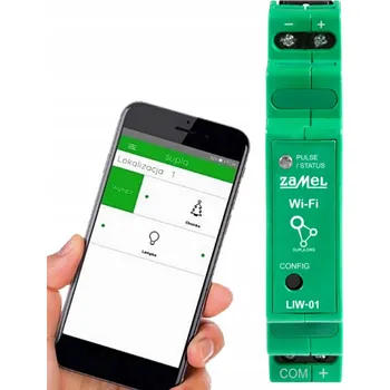 Impulzní čítač Zamel Wi-Fi 12-24 V AC/DC IP20