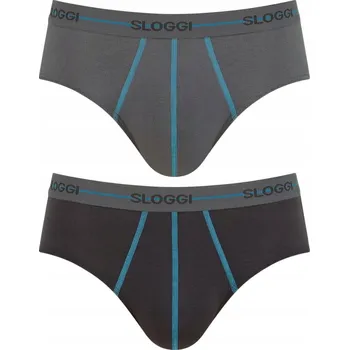 Pánské oblečení 2 x Pánské Slipy sloggi Start Midi C2P L