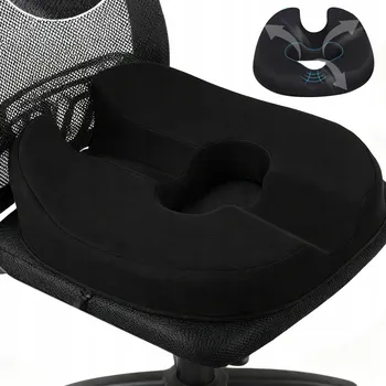 Polštář ORTOPEDICKÝ POLŠTÁŘ NA SEDADLO DO KANCELÁŘSKÉ ŽIDLE, KŘESLA, AUTA, DO KANCELÁŘE - VELKÝ